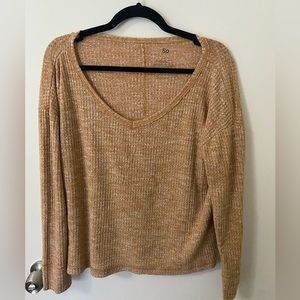 Junior’s SO Long Sleeve V-Neck T-shirt